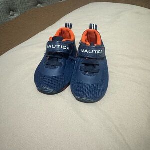 Nautica Kids' Sneakers in Navy and Orange